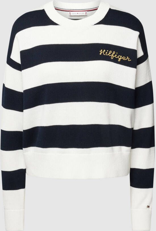 Tommy Hilfiger Trui met ronde hals LIGHTHOUSE STP BOXY C-NK SWEATER