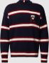Tommy Hilfiger Oversized Gestreepte Pullover Trui Blue Heren - Thumbnail 1