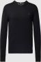 Tommy Hilfiger Gebreide pullover met logostitching model 'PIMA' - Thumbnail 1