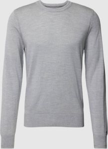 Tommy Hilfiger Gebreide pullover van lanawol model 'MERINO'