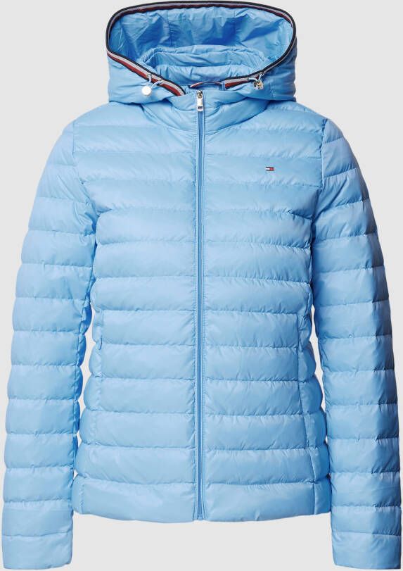 Tommy Hilfiger Gewatteerd jack met labelstitching