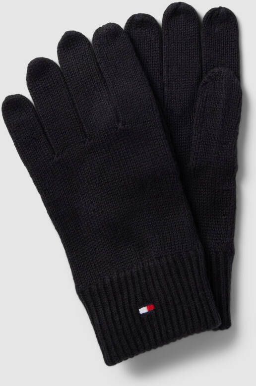 Tommy Hilfiger Handschoenen met labeldetail model 'ESSENTIAL FLAG'