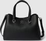 Tommy Hilfiger Zwarte polyester handtas met 2 handvatten en verstelbare schouderband Zwart Dames - Thumbnail 2
