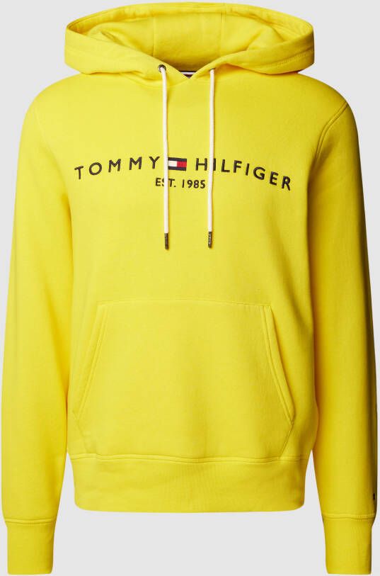 Tommy Hilfiger Hoodie met kangoeroezak model 'TOMMY LOGO'