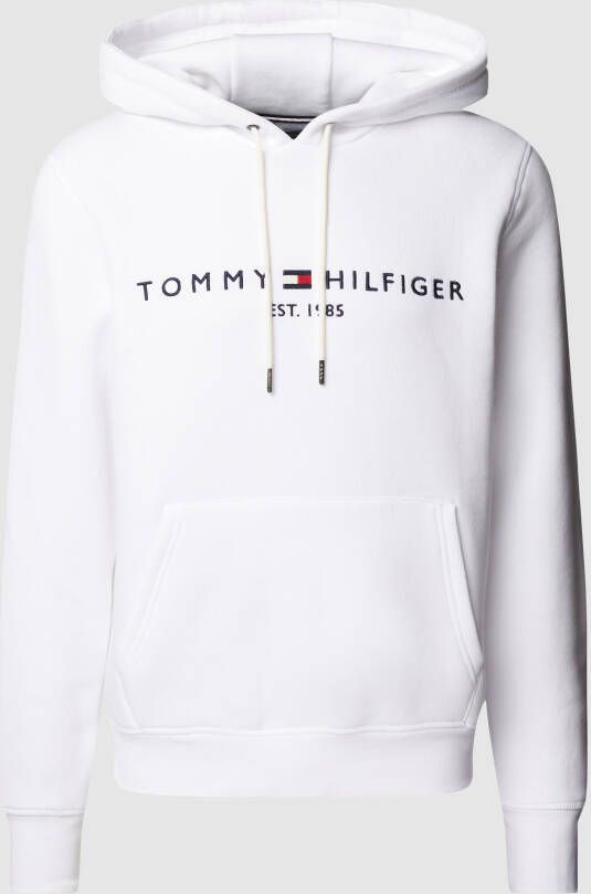 Tommy Hilfiger Hoodie met kangoeroezak model 'TOMMY LOGO'