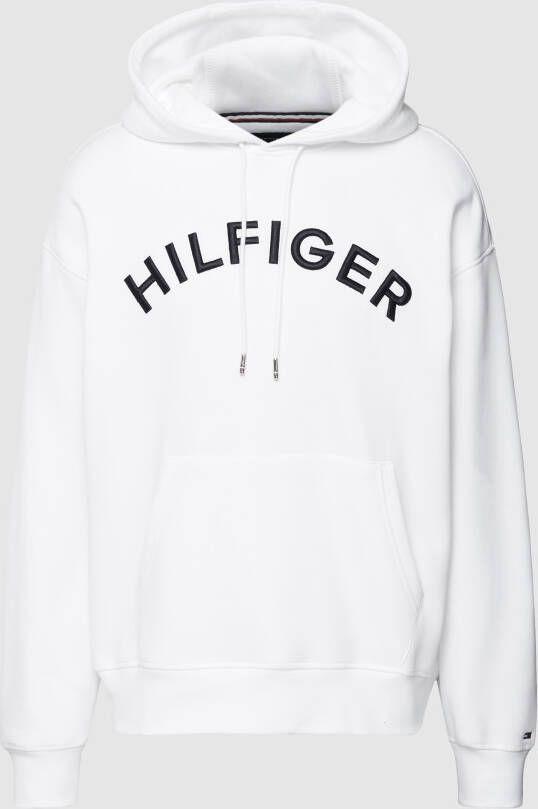 Tommy Hilfiger Hoodie met labelstitching model 'ARCHED HOODY'