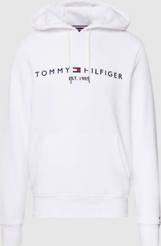 Tommy Hilfiger Hoodie TOMMY LOGO HOODY met capuchon en kangoeroezak effen casual regular fit katoenmix capuchon - Foto 12