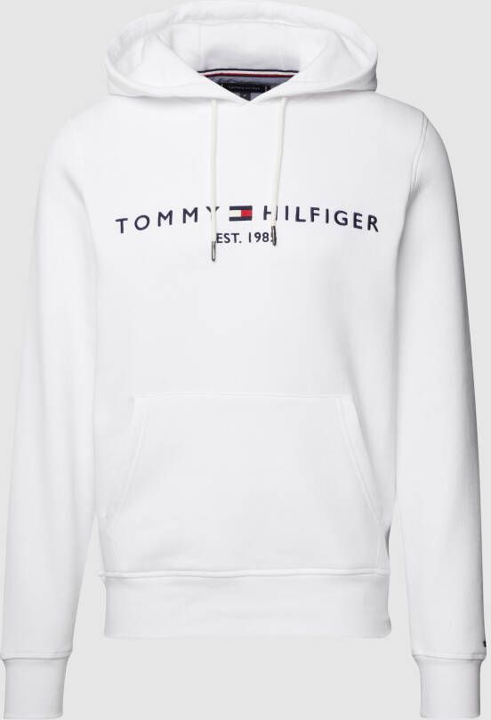 Tommy Hilfiger Hoodie TOMMY LOGO HOODY met capuchon en kangoeroezak effen casual regular fit katoenmix capuchon - Foto 10