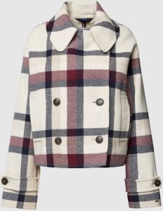 Tommy Hilfiger Outdoorjack WOOL BLEND CHECK PEACOAT