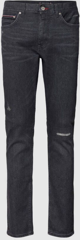 Tommy Hilfiger Jeans met labelpatch van leer model 'HOUSTON'