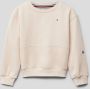 Tommy Hilfiger sweater ESSENTIAL crème Ecru Effen 164 - Thumbnail 2