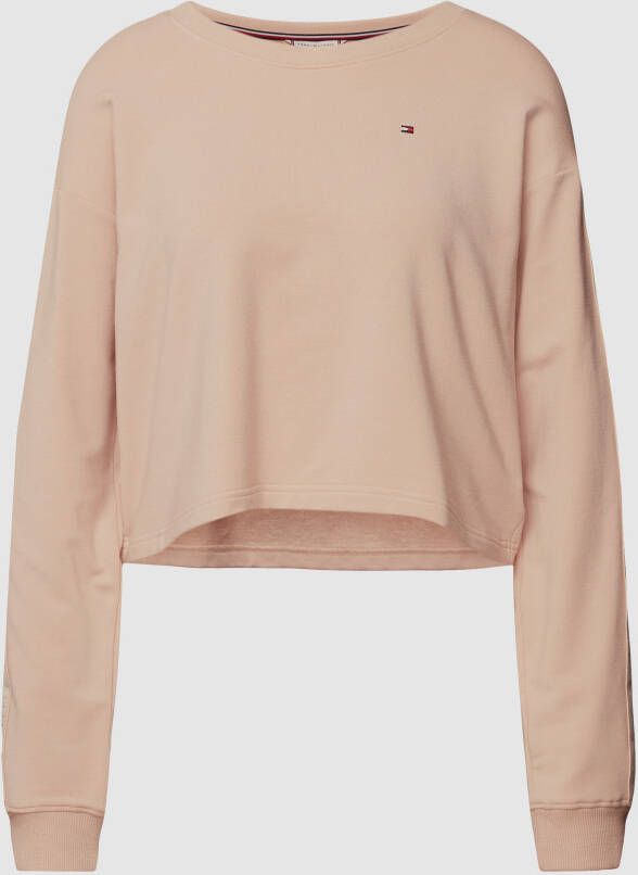 Tommy Hilfiger Kort sweatshirt met labeldetails