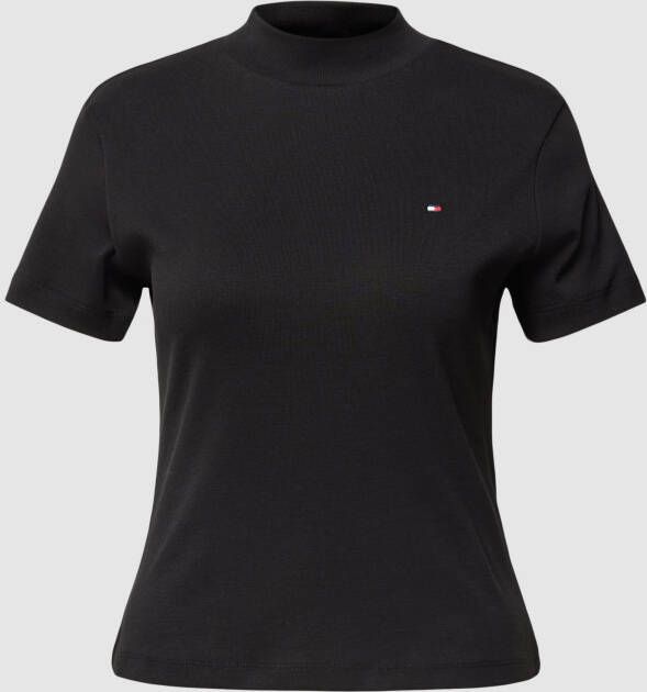 Tommy Hilfiger Kort T-shirt met turtleneck model 'NEW CODY'