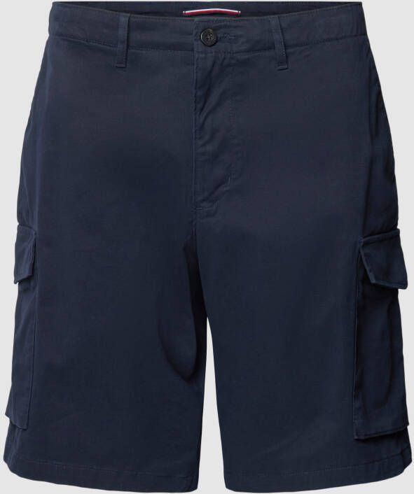 Tommy Hilfiger Korte cargobroek met opgestikte zakken