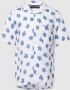 Tommy Hilfiger Overhemd met korte mouwen MONO FLOWER RF SHIRT S S in gebloemd design - Thumbnail 1