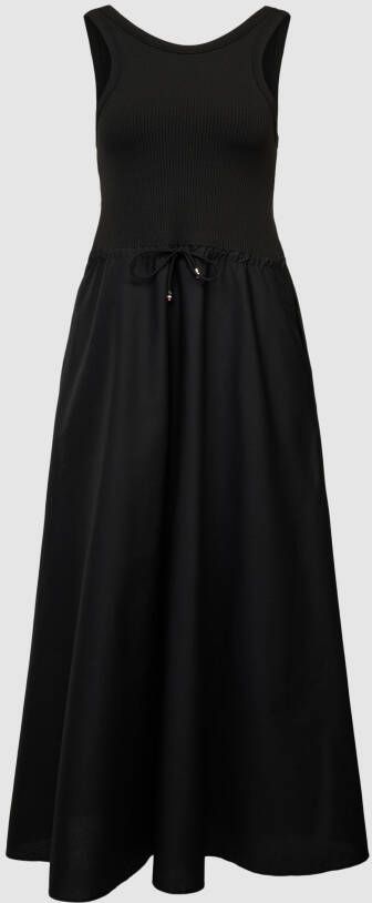 Tommy Hilfiger Midi-jurk met bovendeel in fijnriblook