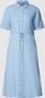 Tommy Hilfiger Midi-jurk van linnen met knoopsluiting - Thumbnail 2