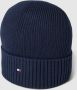 Tommy Hilfiger Beanie met labelstitching model 'ESSENTIAL FLAG BEANIE' - Thumbnail 2