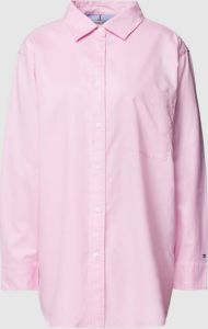 Tommy Hilfiger Oversized blouse met platte kraag model 'OXFORD'