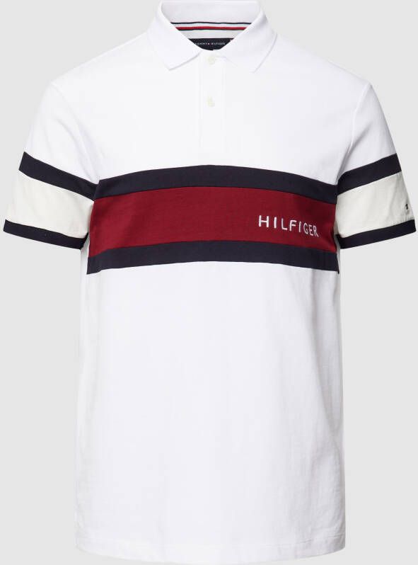 Tommy Hilfiger Heren Polo Shirt Lente Zomer Collectie White Heren