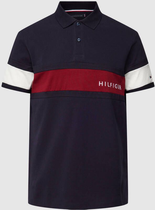 Tommy Hilfiger Poloshirt in colour-blocking-design