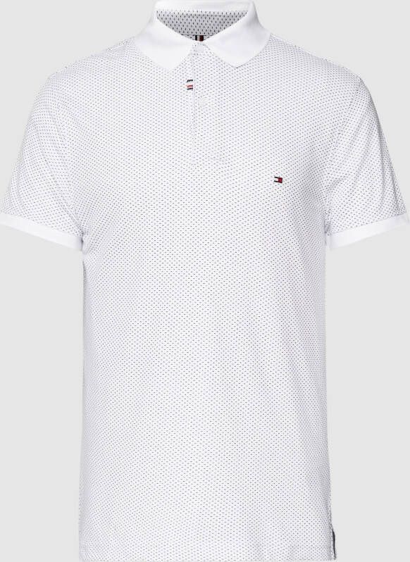Tommy Hilfiger Poloshirt met logostitching model 'MICRO PRINT'