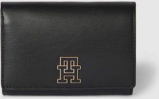 Tommy Hilfiger Portemonnee Driebladige portemonnee TH portemonnee monogram ontwerp