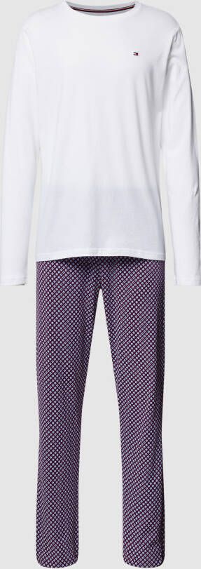 Tommy Hilfiger Pyjama met labeldetails