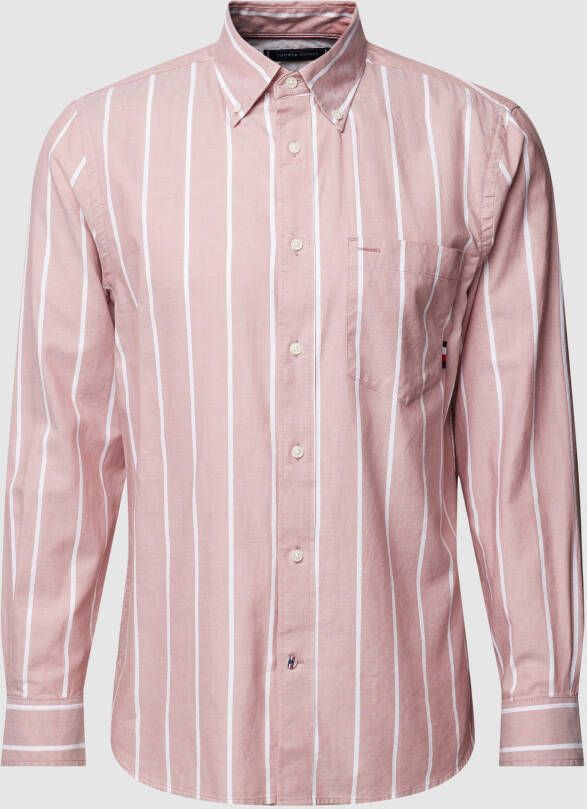 Tommy Hilfiger Overhemd met lange mouwen OXFORD STRIPE RF SHIRT met button-downkraag