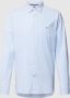 Tommy Hilfiger gestreept regular fit overhemd CORE 1985 FLEX met biologisch katoen copenhagen blue white - Thumbnail 2