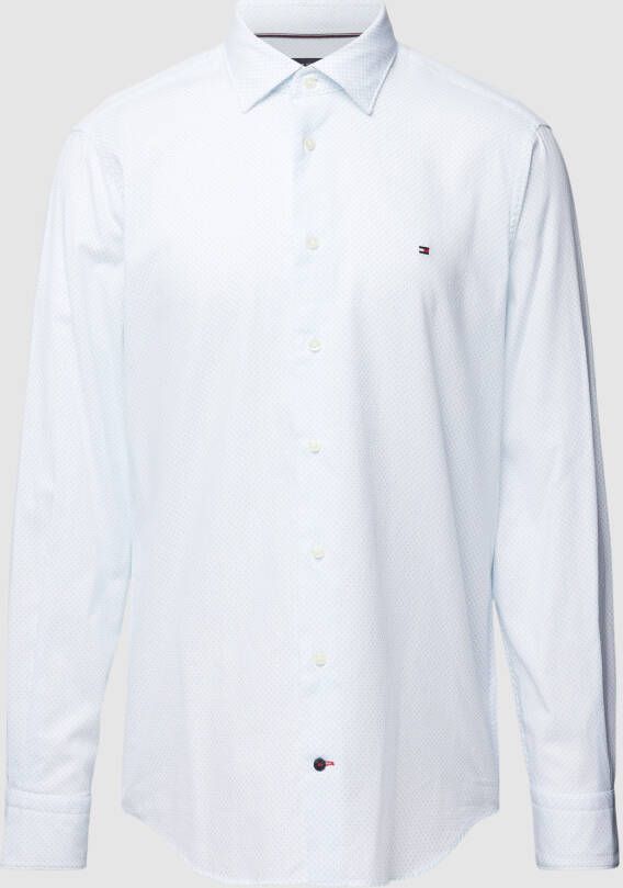 Tommy Hilfiger Regular fit zakelijk overhemd met kentkraag