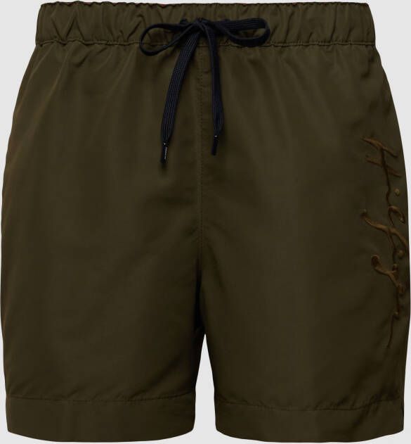 Tommy Hilfiger Regular fit zwembroek met merkopschrift