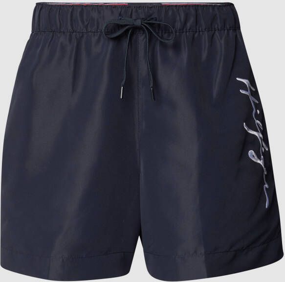 Tommy Hilfiger Regular fit zwembroek met merkopschrift