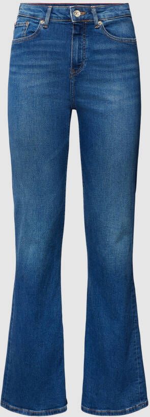 Tommy Hilfiger Regular waist bootcut jeans met labelpatch