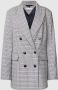 Tommy Hilfiger Relaxed fit lange blazer met glencheck-motief - Thumbnail 1