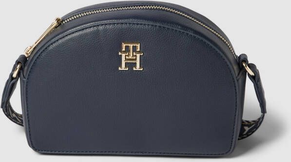 Tommy Hilfiger Blauwe Polyester Handtas met Verstelbare Schouderband Blauw Dames
