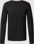 Tommy Hilfiger Heren T-shirt met lange mouwen en lettering Black Heren - Thumbnail 2