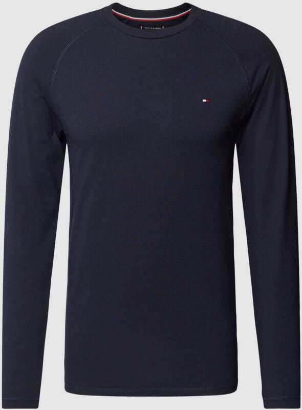 Tommy Hilfiger Shirt met lange mouwen en logostitching model 'SIGNATURE'