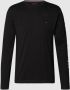 Tommy Hilfiger Heren T-shirt met lange mouwen en lettering Black Heren - Thumbnail 1