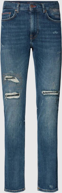 Tommy Hilfiger Slim fit jeans SLIM BLEECKER PSTR 5YR REPAIR in destroyed look