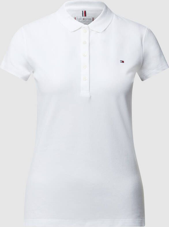 Tommy Hilfiger Poloshirt HERITAGE SHORT SLEEVE SLIM POLO met -merklabel op borsthoogte - Foto 3