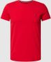 Tommy Hilfiger Slim fit T-shirt met labelstitching - Thumbnail 3