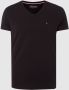 Tommy Hilfiger t-shirt Slim Fit zwart v-hals - Thumbnail 2