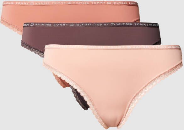 Tommy Hilfiger Slip met logoband in set van 3 stuks