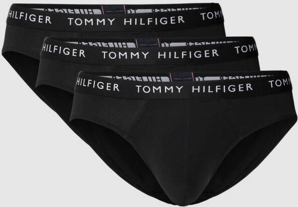 Tommy Hilfiger Underwear Slip met contrastkleurige onderbroekband (3 stuks Set van 3)