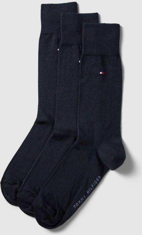 Tommy Hilfiger Sokken met labeldetails in een set van 3 paar