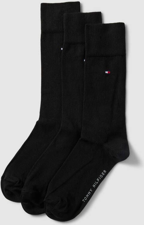 Tommy Hilfiger Sokken met labeldetails in een set van 3 paar
