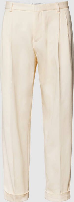 Tommy Hilfiger Tailored Stoffen broek met persplooien model 'GREENWICH'