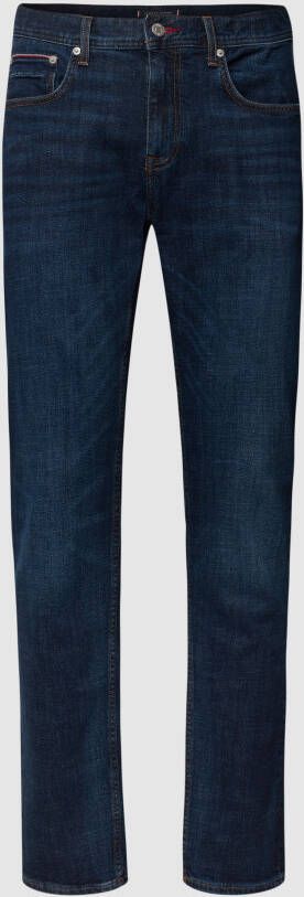 Tommy Hilfiger Straight fit jeans met labeldetails model 'DENTON'