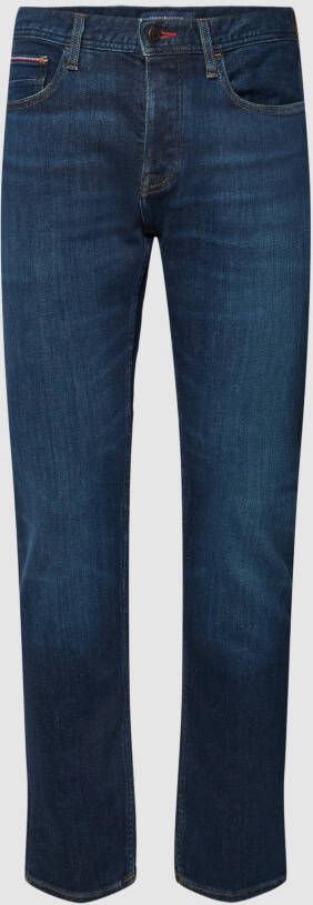 Tommy Hilfiger Straight fit jeans met labeldetails model 'DENTON'